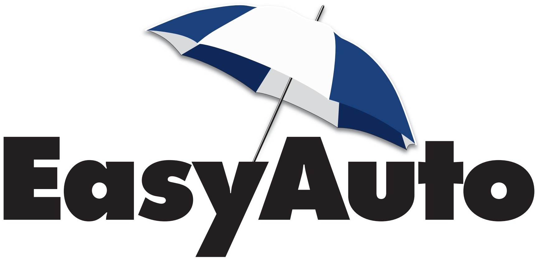 The latest, cleanest Easy Auto logo with no gradient on the umbrella, updated in 2026.